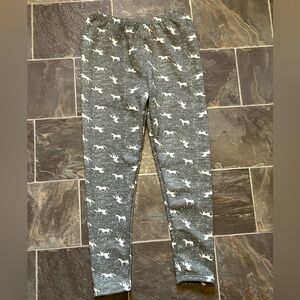 🦄 NWOT Just Cozy lined Unicom leggings US XL